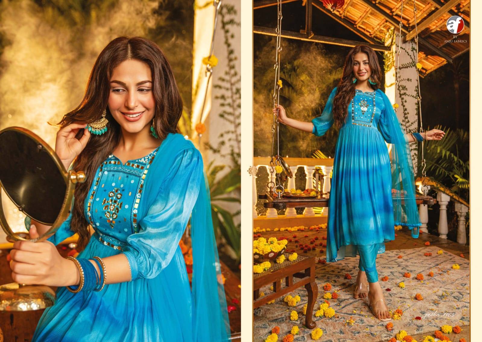 Jashn  by Anju fabrics 1161 TO 1166 SERIES 
